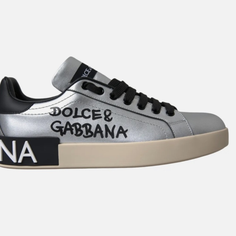 Dolce & Gabbana Graffiti Script Logo Portofi SZ:43/10 US